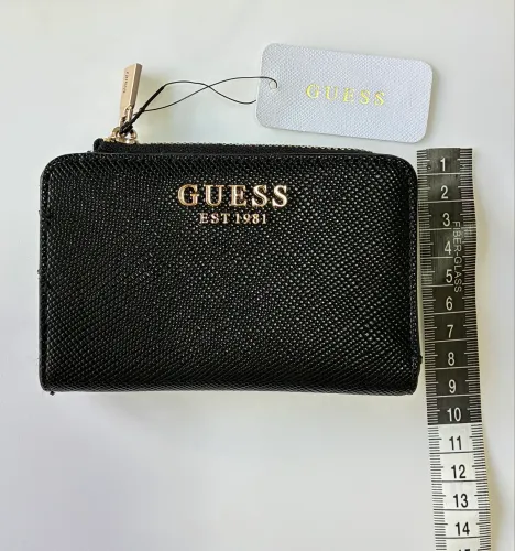 Carteira Feminina Guess Preta Campacta