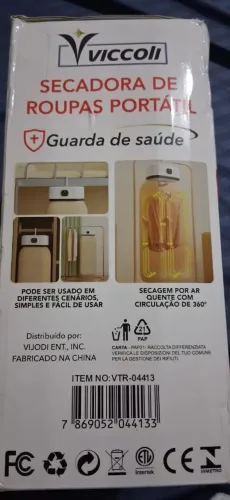 Vendo secadora de roupas portátil