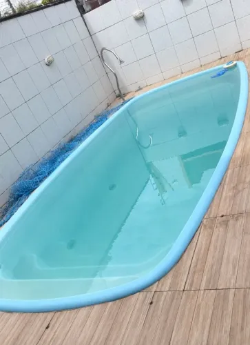 Piscina 4,50m Completa com Bomba e Filtro - Oportunidade
