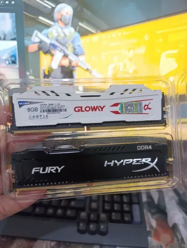 Vendo duas memórias Ram DDR4 as duas de 8GB total 16GB