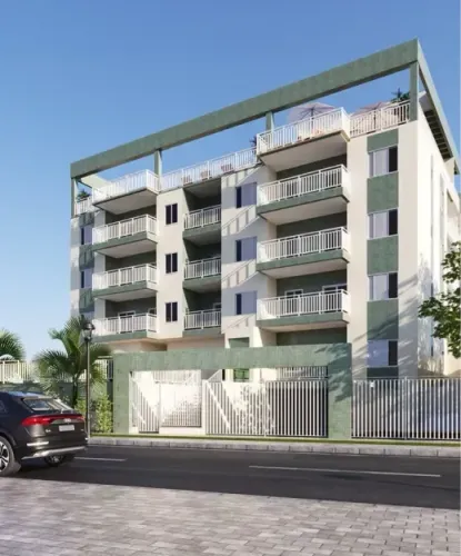 Apartamento para venda com 56 metros quadrados com 2 quartos em Vista Linda - Bertioga - S