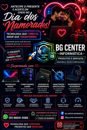 Assistência técnica de informática Produtos e Serviços. (0010)