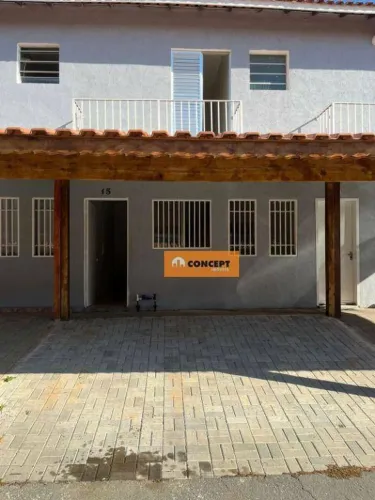 Sobrado com 2 dormitórios para alugar, 71 m² por R$ 2.530,00/mês - Vila Santa Helena - Poá