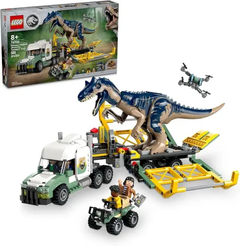 LEGO Jurassic World Missões de Dinossauro: Caminhão de Transporte de Alossauro 76966 