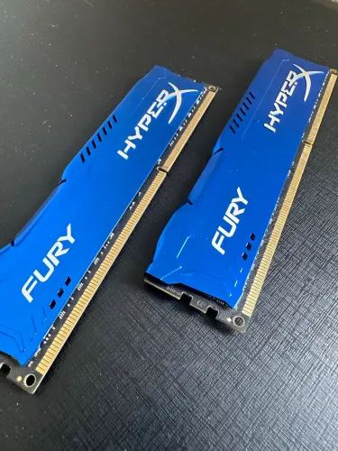 Memória Kingston HyperX FURY 16GB (2x8GB) DDR3 1600MHz (HX316C10F/8)