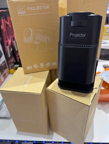 Projetor HY320 Mini Tela de Cinema Preto ou Branco