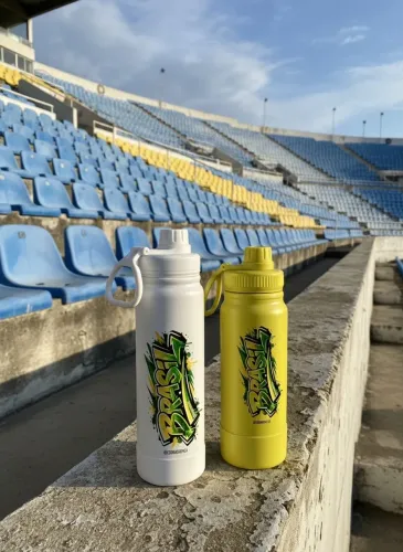 Garrafa térmica Personalizada com seu tema