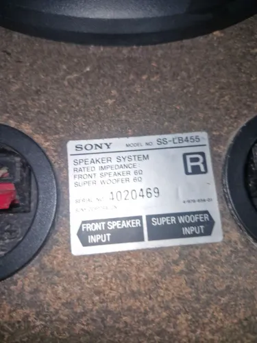 Caixas de Som Sony SS LB455