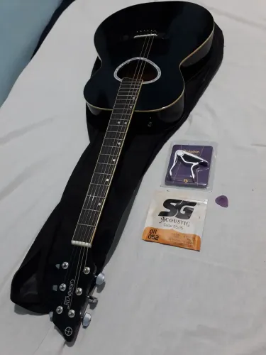 Violão Grovim Elétrico com capa