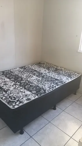 Cama box casal conjugada