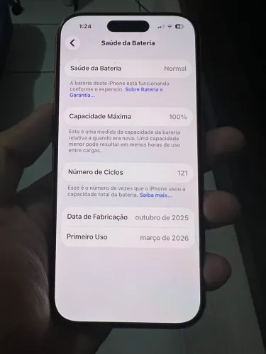 iPhone 17 Pro 1TB - SEMINOVO (BATERIA 100%)
