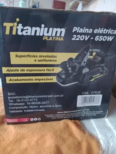 Plaina elétrica para madeira 220V