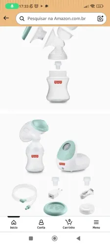 Extrator De Leite Eletrico Fisher Price BB320