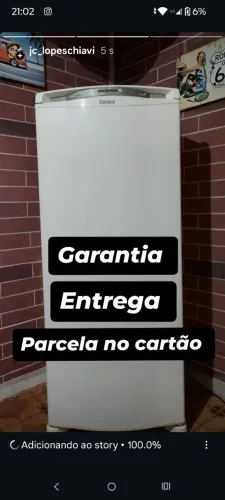 Geladeira Consul Frost Free 127 W .
