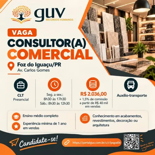 CONSULTOR(A) COMERCIAL