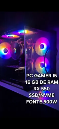 PC gamer i5 16 gb de ram novo