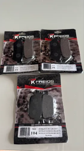Pastilhas de freio novas Pcx e Honda Sh