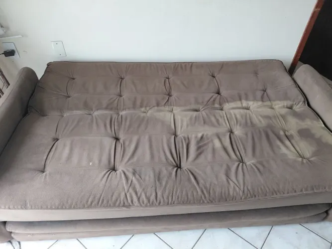 Sofá cama com auxiliar