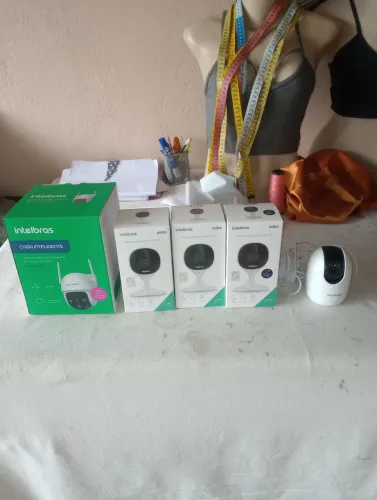 Kit 5 câmeras sem fio intelbras