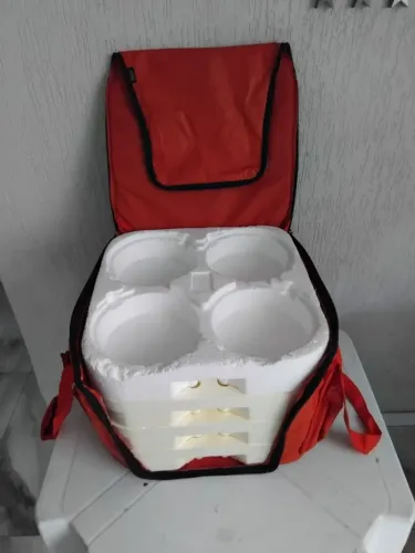 Mochila para 16 quentinhas - usado