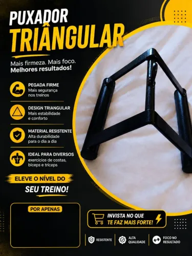 Puxador triângular