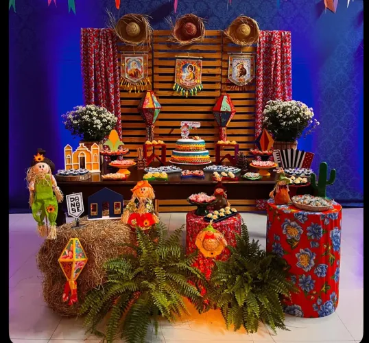 Decoração de festas juninas