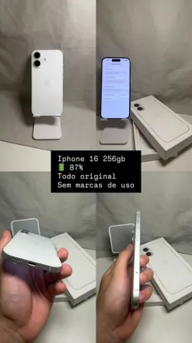 iPhone 16 256 GB NOVO!