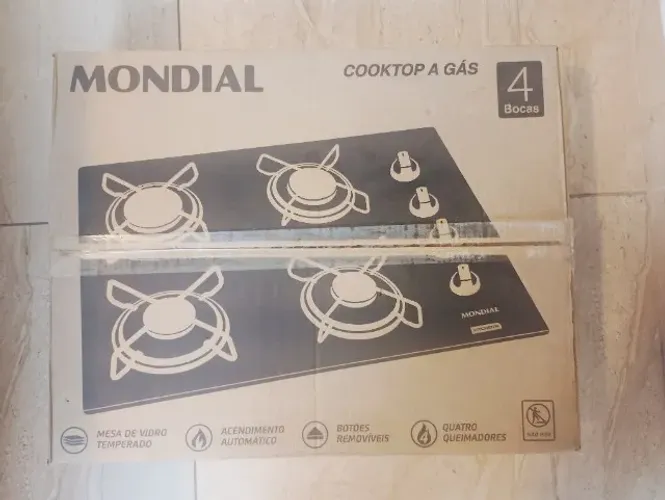 Cooktop a Gás 4 (quatro) bocas