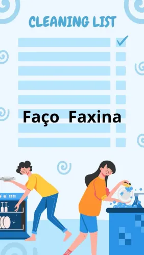 Faço faxina/ diária