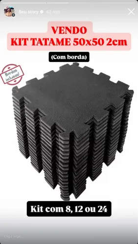 12 Tatames 50x50 20mm