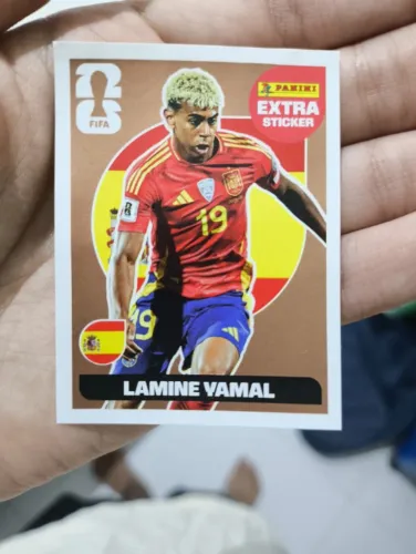 Figurinha bronze lamine yamal