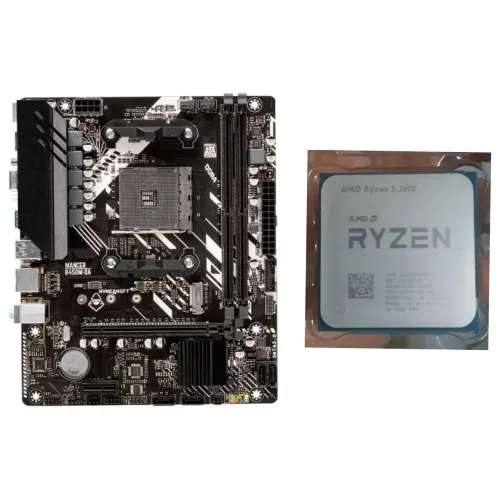 Placa mãe mancer B450M - DA + Ryzen 5 3600