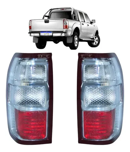 Par Lanterna Ford Ranger 2010 2011 2012 Nova Ambos Lados Vermelho Cristal