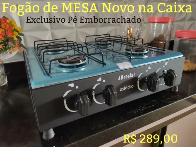 Fogão Alto & Robusto de MESA 