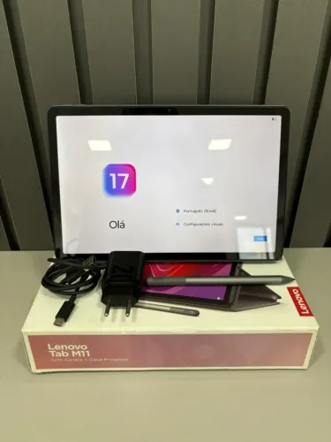 Lenovo TAB M11 128GB + Canela + Capa - Excelente estado