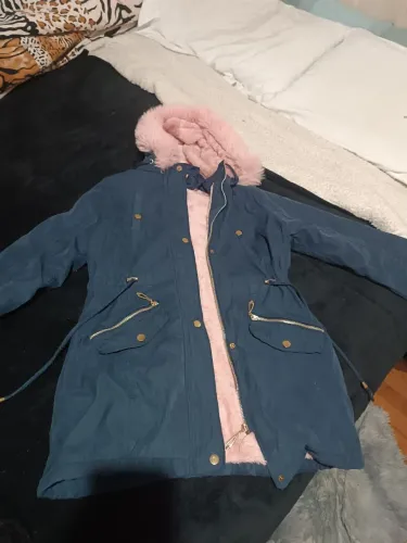 Parka feminina pelúciada