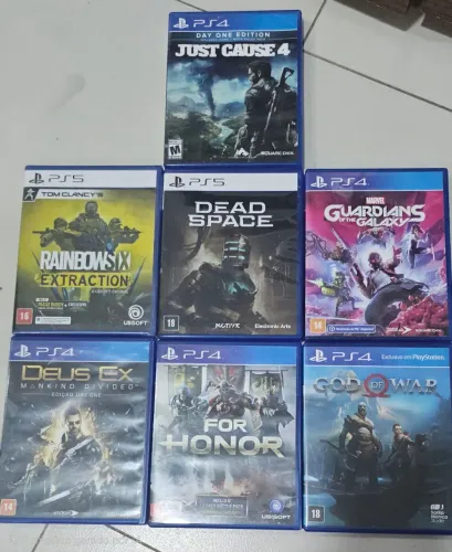 APENAS VENDA: Jogos mídia física (PS4 / PS5)