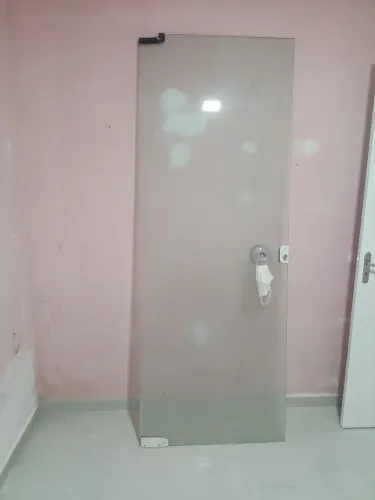 Porta blindex pivotante