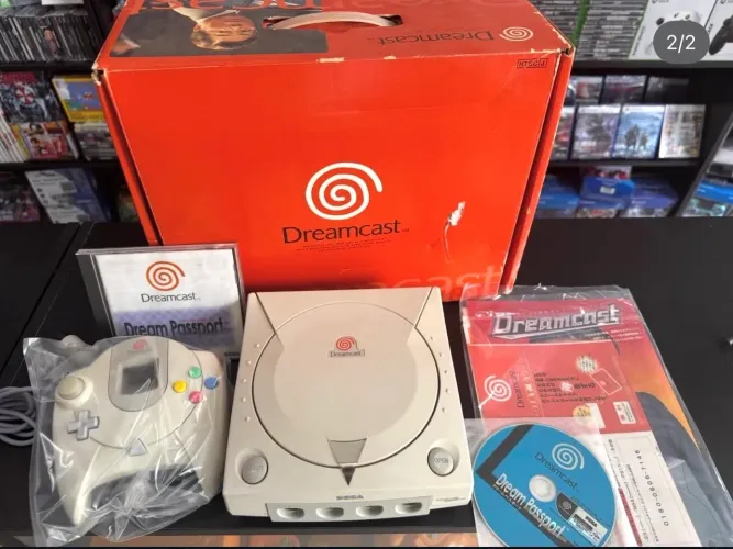 Dreamcast na caixa 