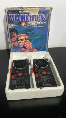 Brinquedo Walkie Talkies Diplomat-Deluxe M-500 Vintage 