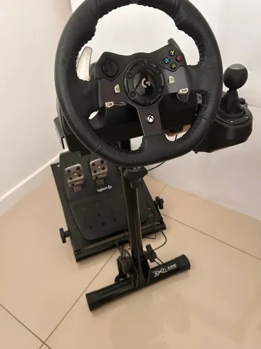 Suporte + volante, marcha e acelerador para Xbox