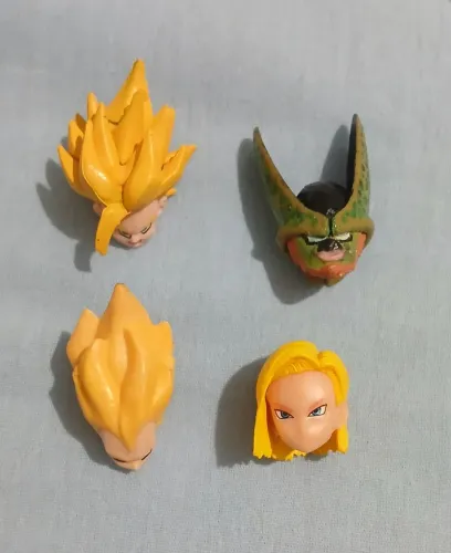 Heads Dragon Ball bootlegs lote