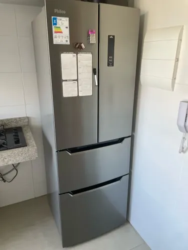 Geladeira Philco 299 Litros Frost Free French Door Inverter Inox PRF380I