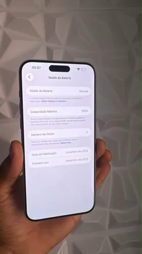 iPhone 15 pro Max 256gb NOVO nunca usado