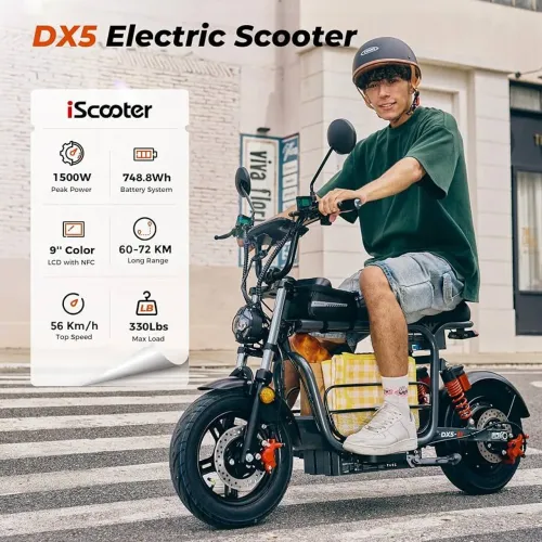 Iscooter dx5 | Scooter elétrica | 1500w 48v