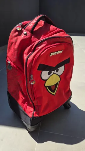 Mochila de Rodinhas Angry Birds Original