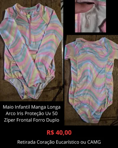 Maio Infantil Manga Longa