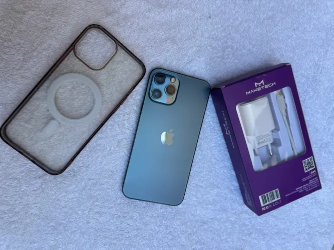 ? iPhone 12 Pro Max 256GB - Perfeito Estado (Único Dono)