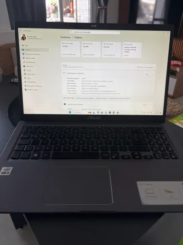 Notebook ASUS Vivobook X515J Intel Core i5 (8GB RAM / SSD 256GB) - ótimo Estado