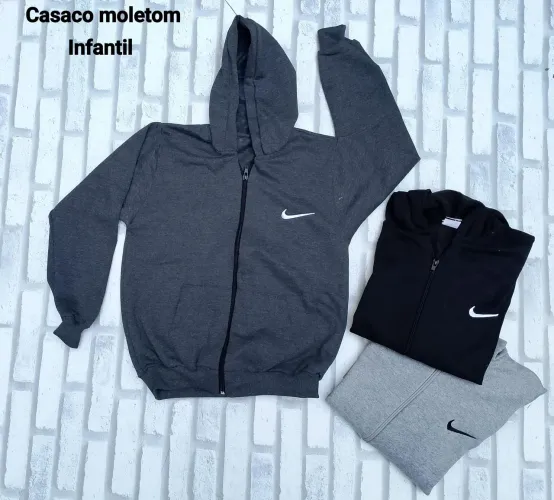 blusão moleton com capuz do p ao gg